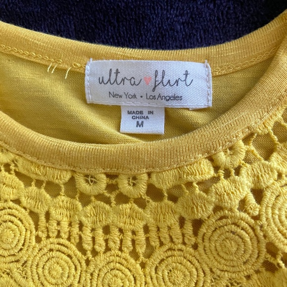 Yellow Crocket High Neck Halter Top - Picture 2 of 3